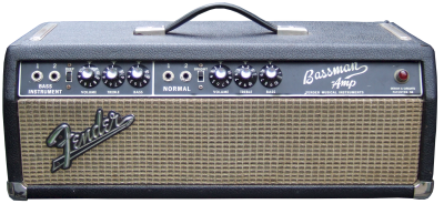 Fender Bassman head black face '66